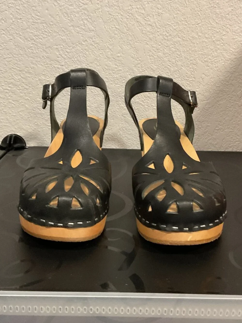 New Swedish Hasbeens Lacy clog 40 - Picture 3 of 7